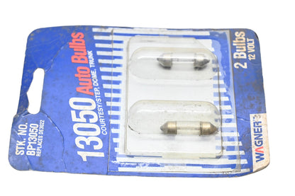 Wagner BP13050, DE3022, 13050 Multi-purpose Light Bulbs Qty 2 NOS