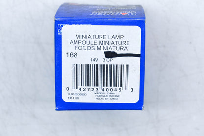 Wagner 168 Miniature Lamps Qty 6 NOS