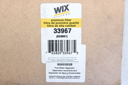 Wix 33967, 533967 Fuel Filter Kit NOS