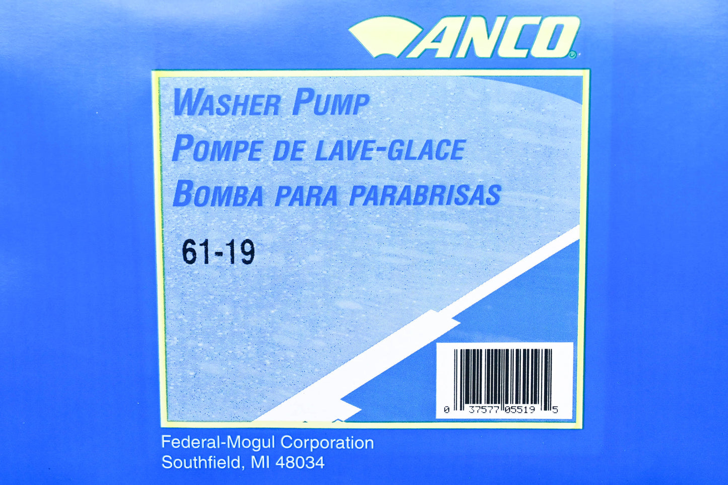 ANCO 61-19 Windshield Washer Pump Kit NOS
