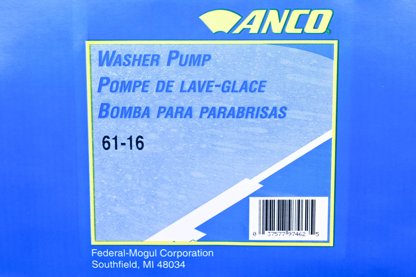 ANCO 61-16 Windshield Washer Pump Kit NOS