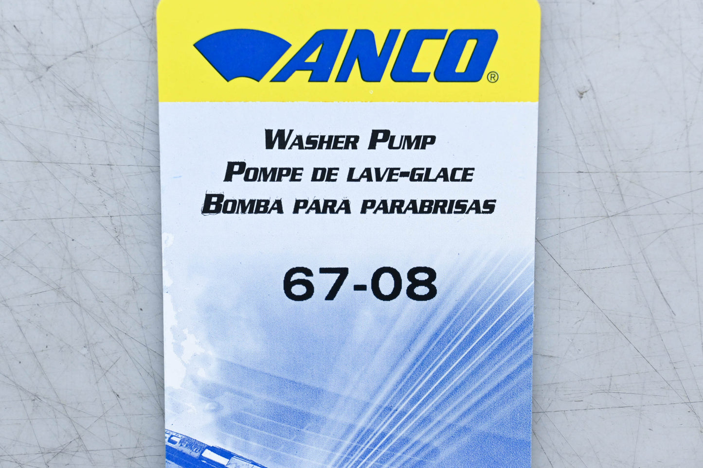 ANCO 67-08 Windshield Washer Pump Kit NOS