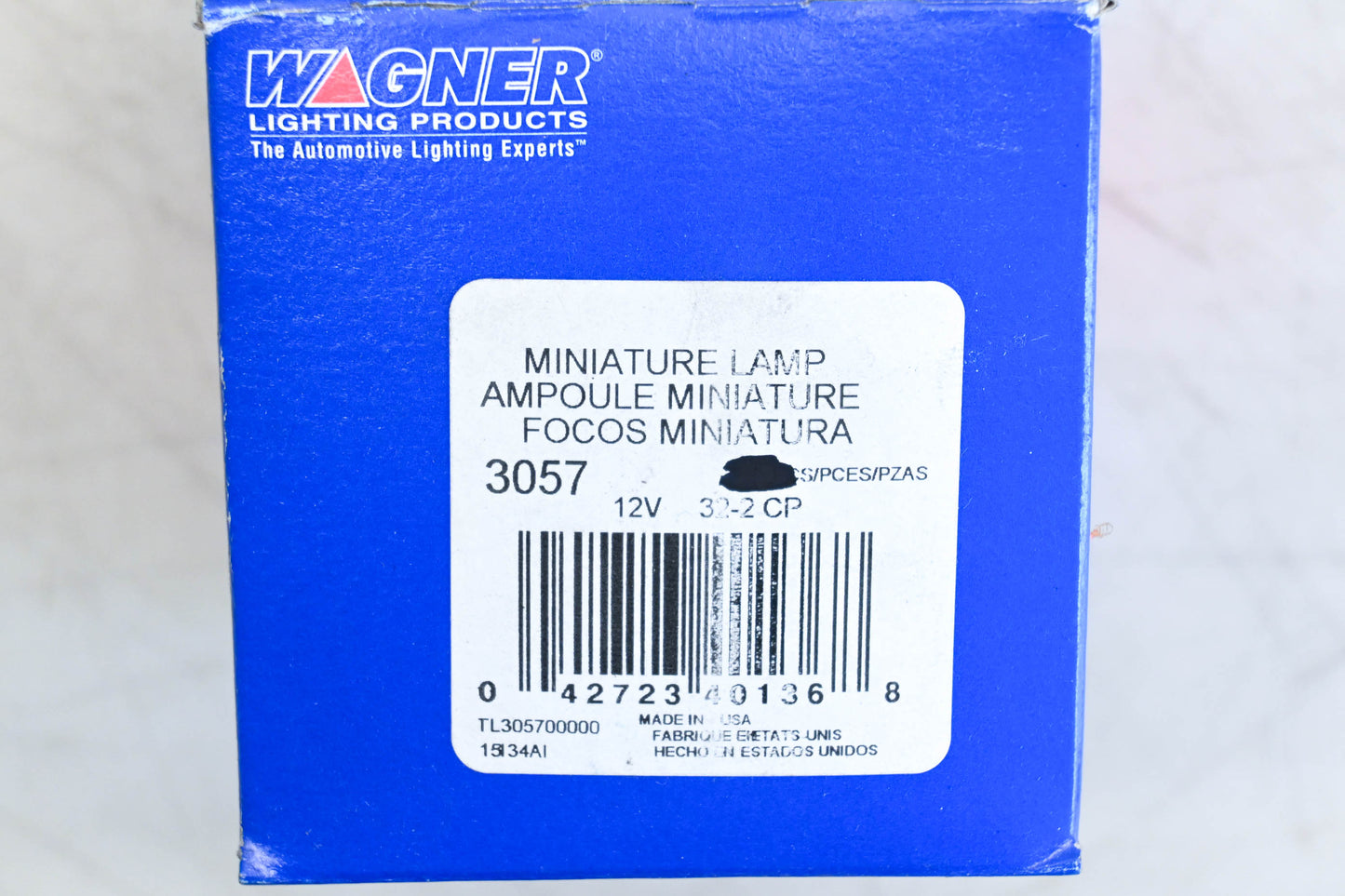 Wagner 3057 Multi-Purpose Light Bulbs Qty 2 NOS