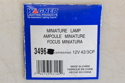 Wagner 3496, T3496 Multi-Purpose Light Bulbs NOS