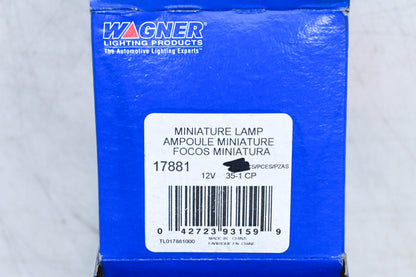 Wagner 17881 Multi-Purpose Light Bulbs Qty 4 NOS
