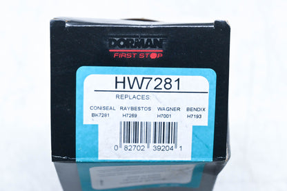 Dorman HW7281, BK7281, H7001 Drum Brake Hardware Kit NOS