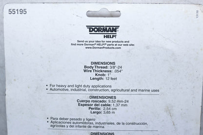 Dorman 55195 Multi-Purpose Control Cable NOS
