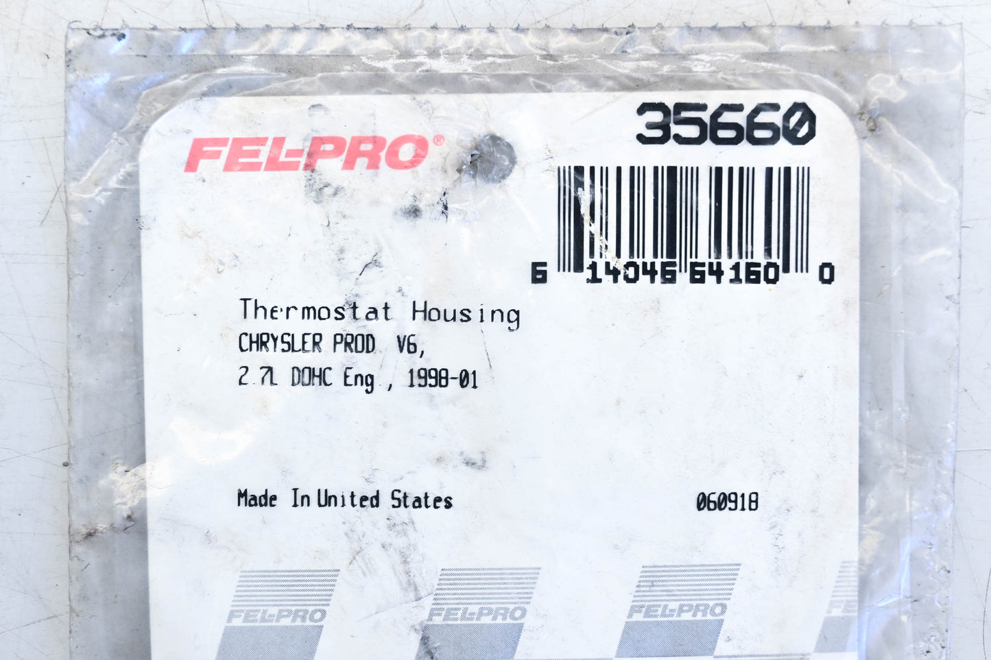 Fel-Pro 35660 Thermostat Housing Gasket NOS