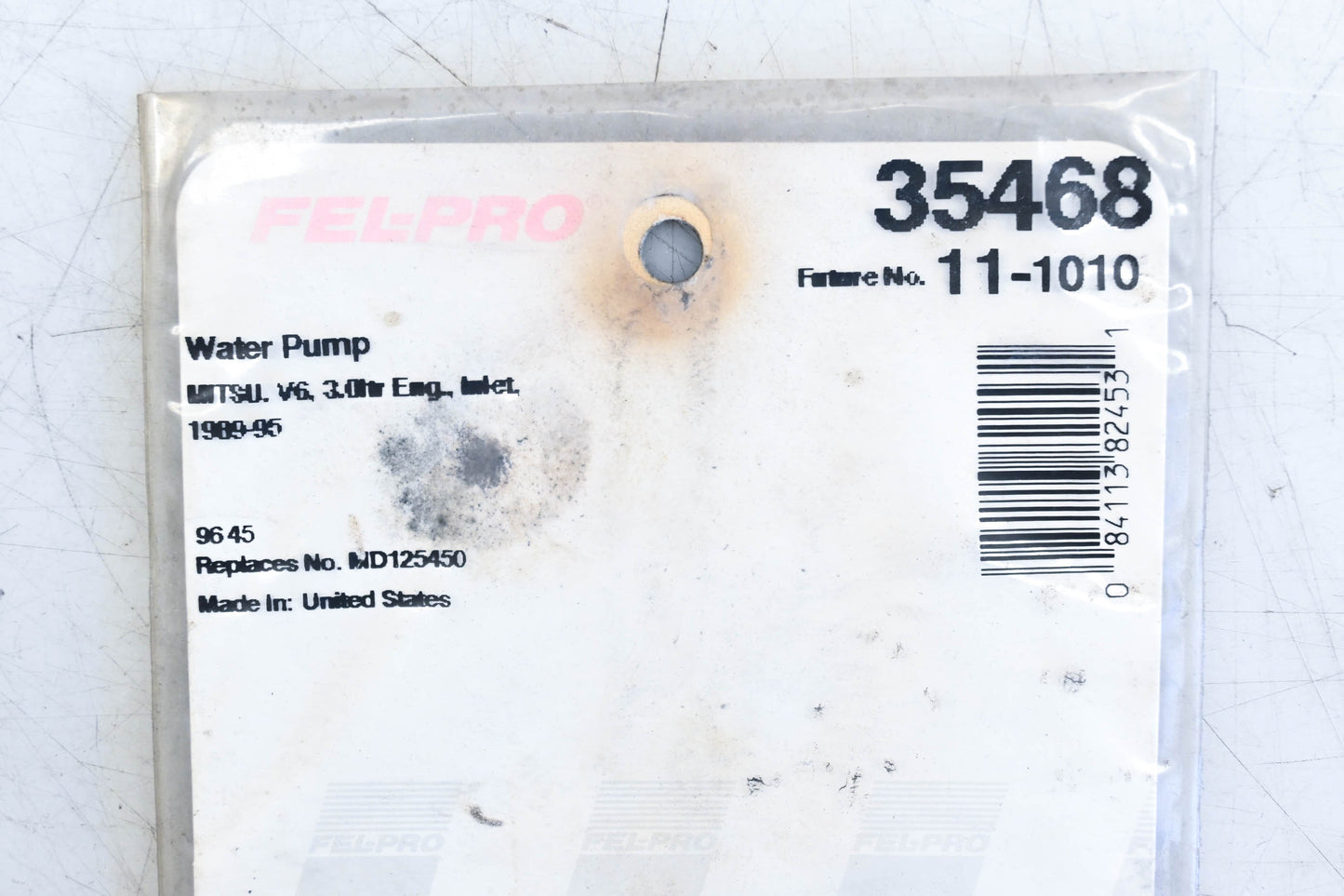 Fel-Pro 35468, 11-1010 Water Pump Gasket NOS