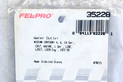 Fel-Pro 35228 Coolant Outlet Gasket NOS