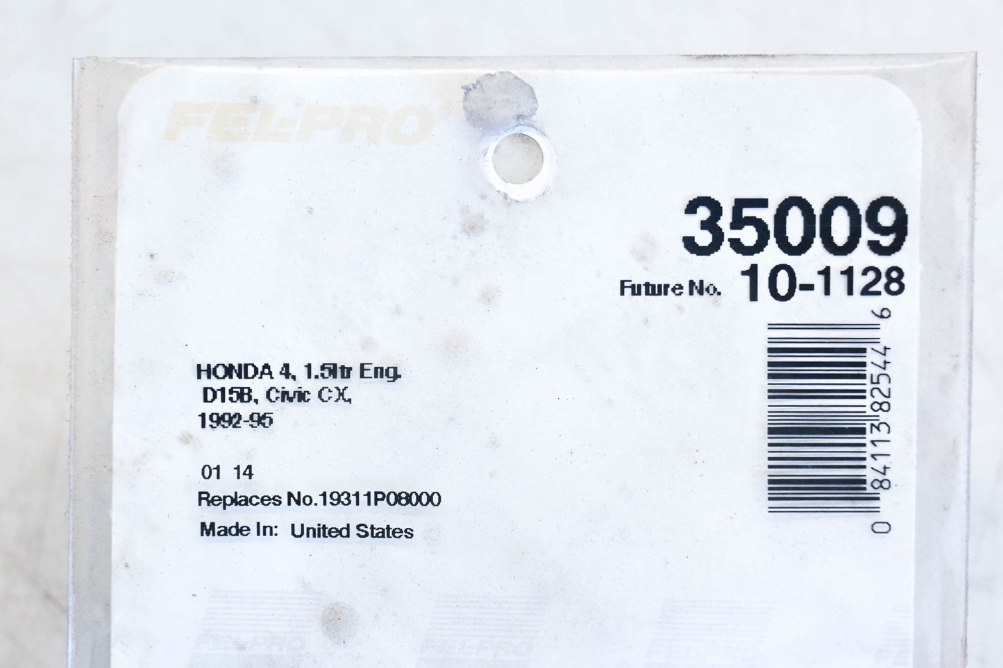Fel-Pro 35009, 10-1128, 19311P08000 Thermostat Housing Gasket NOS