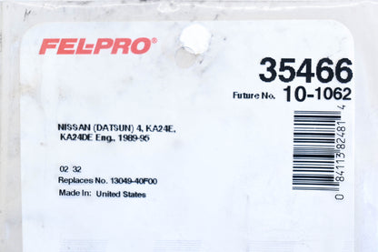 Fel-Pro 35466, 10-1062, 13049-40F00 Thermostat Housing Gaskets Qty 2 NOS