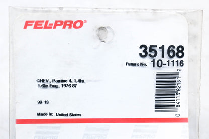Fel-Pro 35168, 10-1116 Coolant Outlet Gaskets Qty 2 NOS