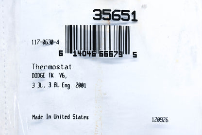 Fel-Pro 35651 Thermostat Gasket NOS