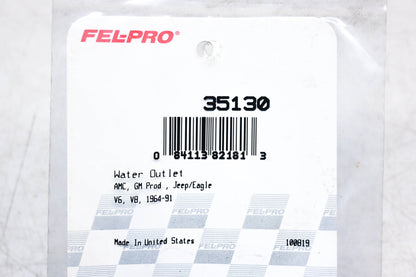 Fel-Pro 35130 Coolant Outlet Gaskets Qty 3 NOS
