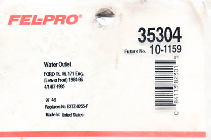 Fel-Pro 35304, 10-1159 Coolant Outlet Gasket NOS