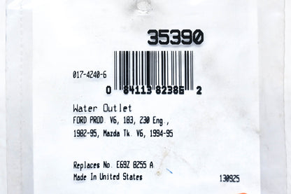 Fel-Pro 35390, E69Z 8255 A Coolant Outlet Gaskets Qty 2 NOS