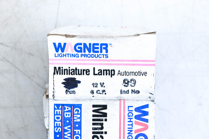 Wagner 90, T90 Miniature Light Bulbs Qty 4 NOS