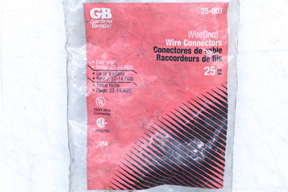 Gardner Bender 25-003 Twist-On Wire Connectors Qty 24 NOS