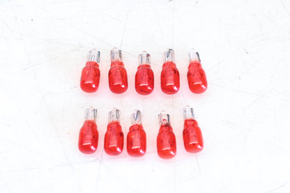 Aftermarket 24NA, T24 Red Miniature Bulbs Qty 10 NOS