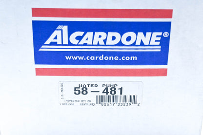 A1 Cardone 58-481 Remanufactured Water Pump Kit NOS