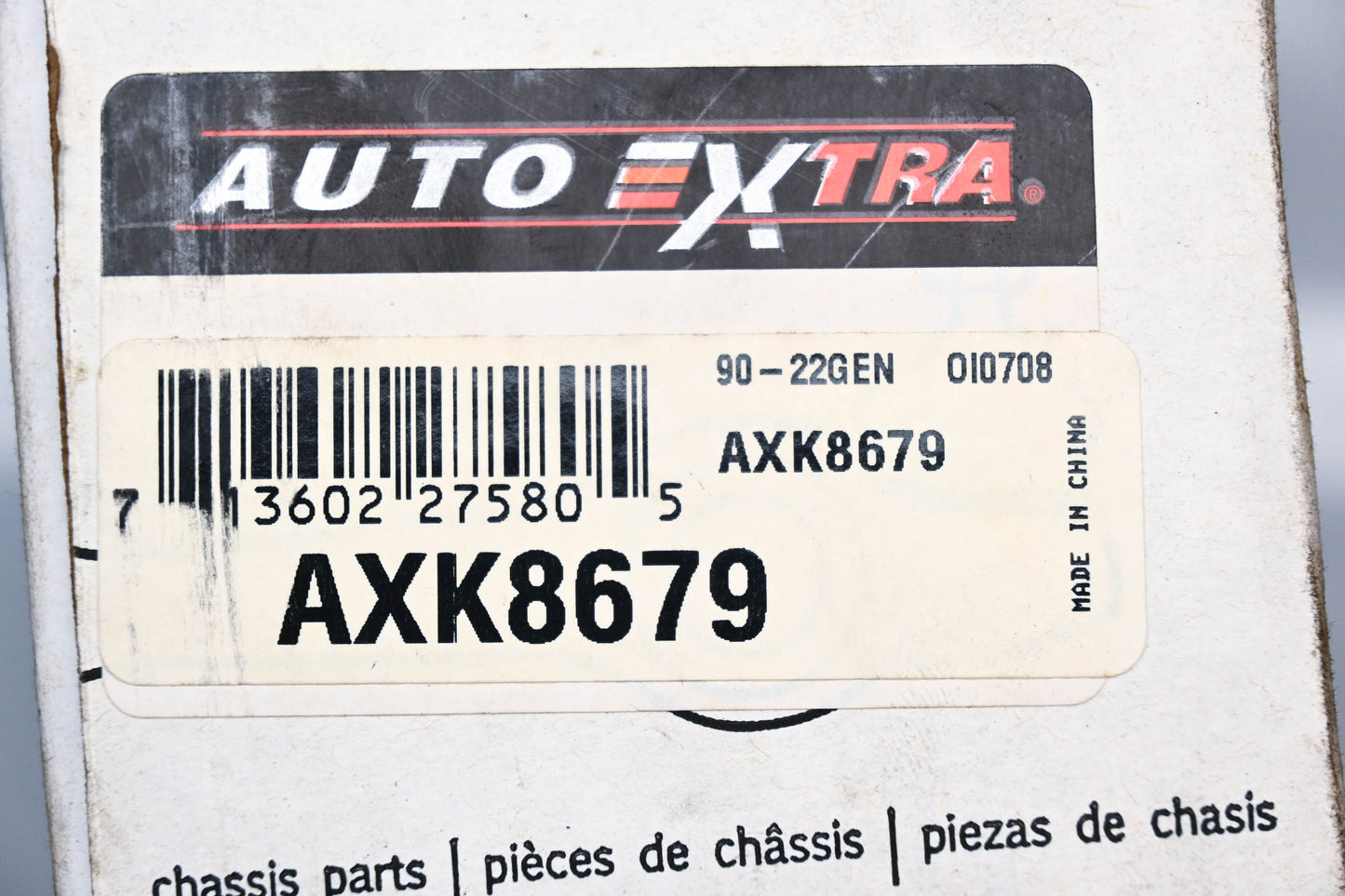Auto Extra K8679, AXK8679 Control Arm Kit NOS