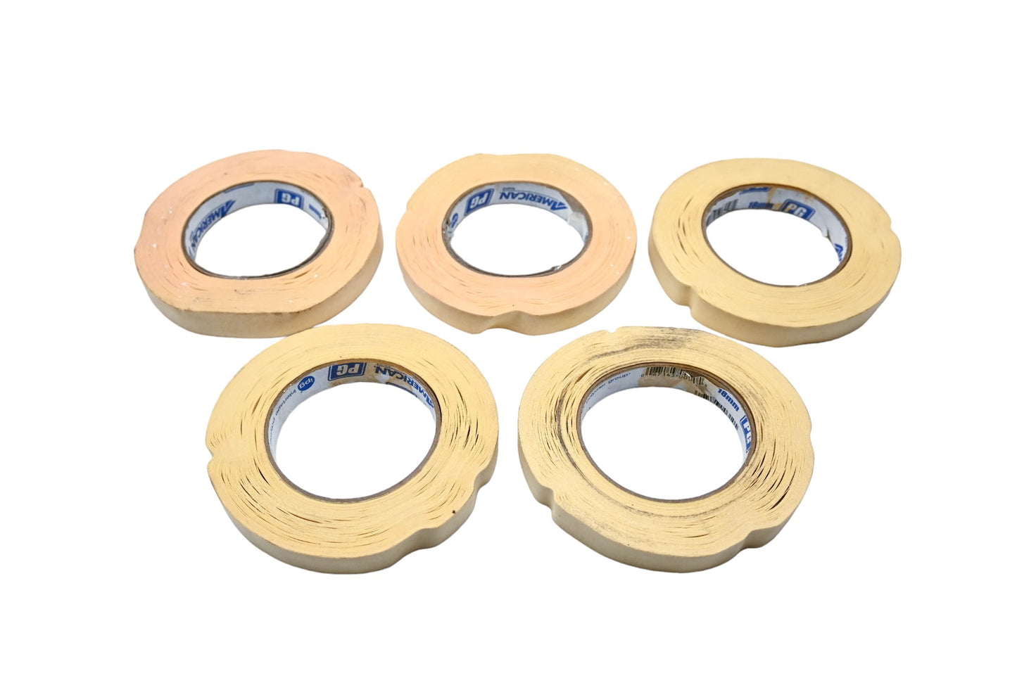 IPG PG1855 American 18mm x 60yds Masking Tape Rolls Qty 5 NOS