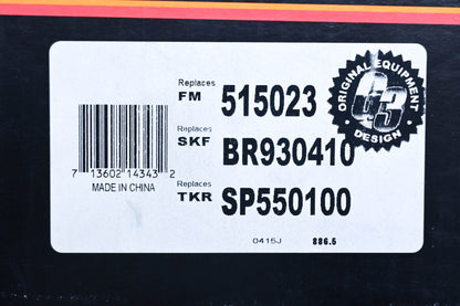 Auto Extra 515023, BR930410, SP550100 Wheel Hub & Bearing Assembly NOS