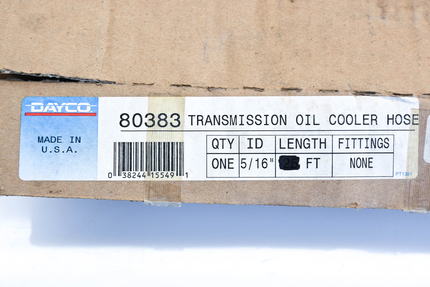 Dayco 80383 5/16" x 15ft Transmission Oil Cooler Hose NOS