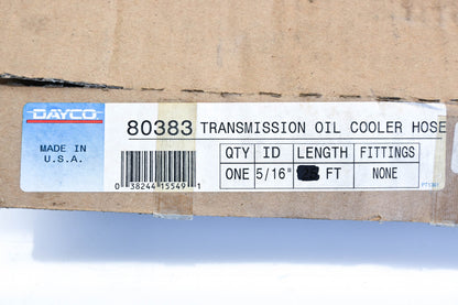 Dayco 80383 5/16" x 15ft Transmission Oil Cooler Hose NOS