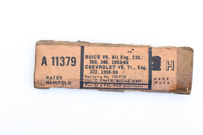 Fel-Pro 11379, A 11379, 1343028 Coolant Outlet Gasket NOS