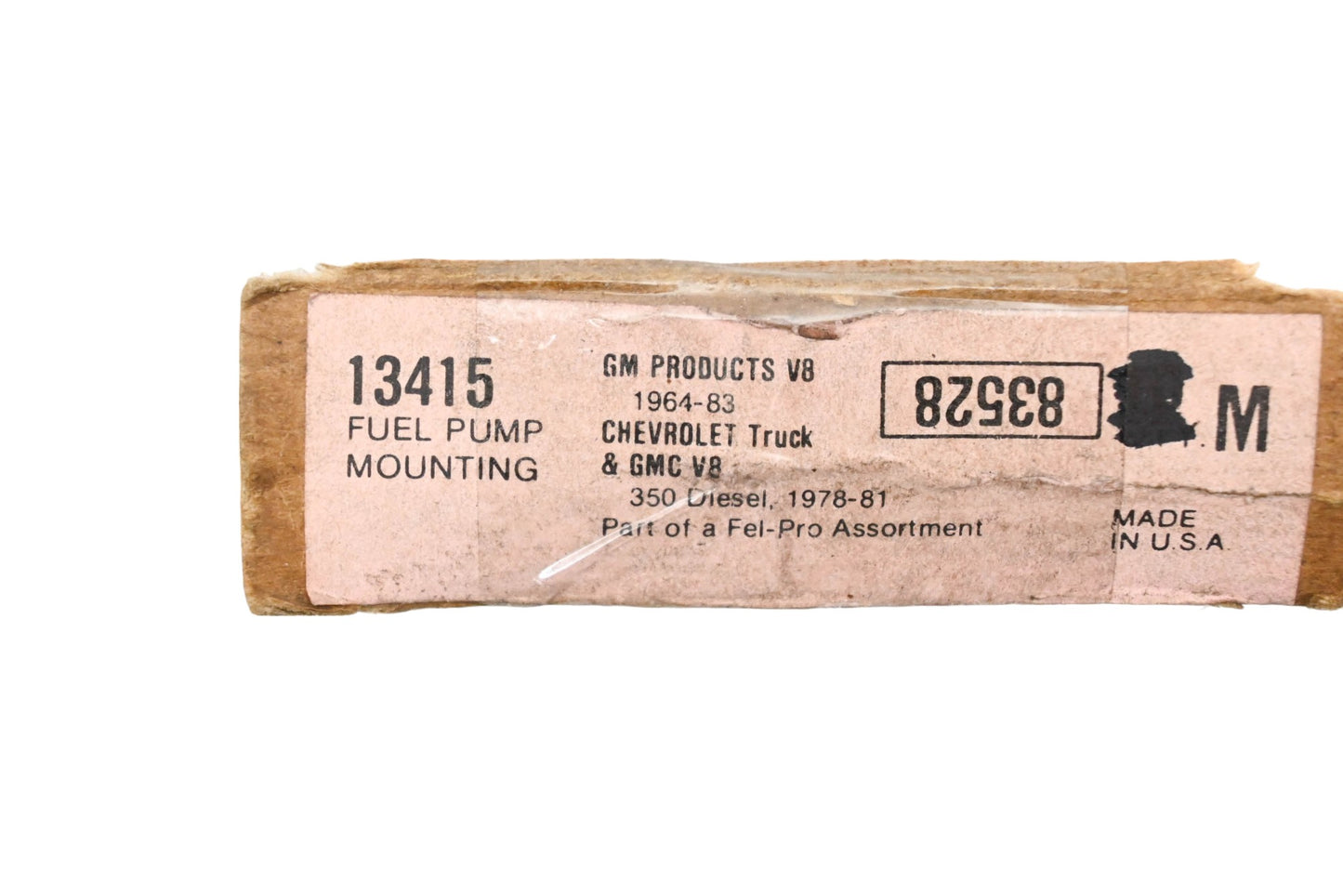 Fel-Pro 13415, 83528 Fuel Pump Mounting Gaskets NOS