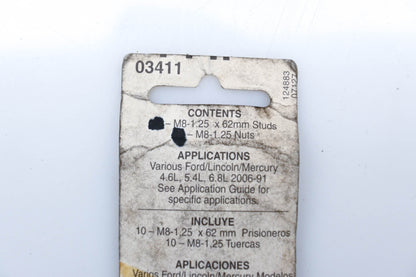 Dorman 03411 Exhaust Manifold Hardware Kit NOS