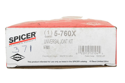 Spicer 5-760X U Joint Kit NOS