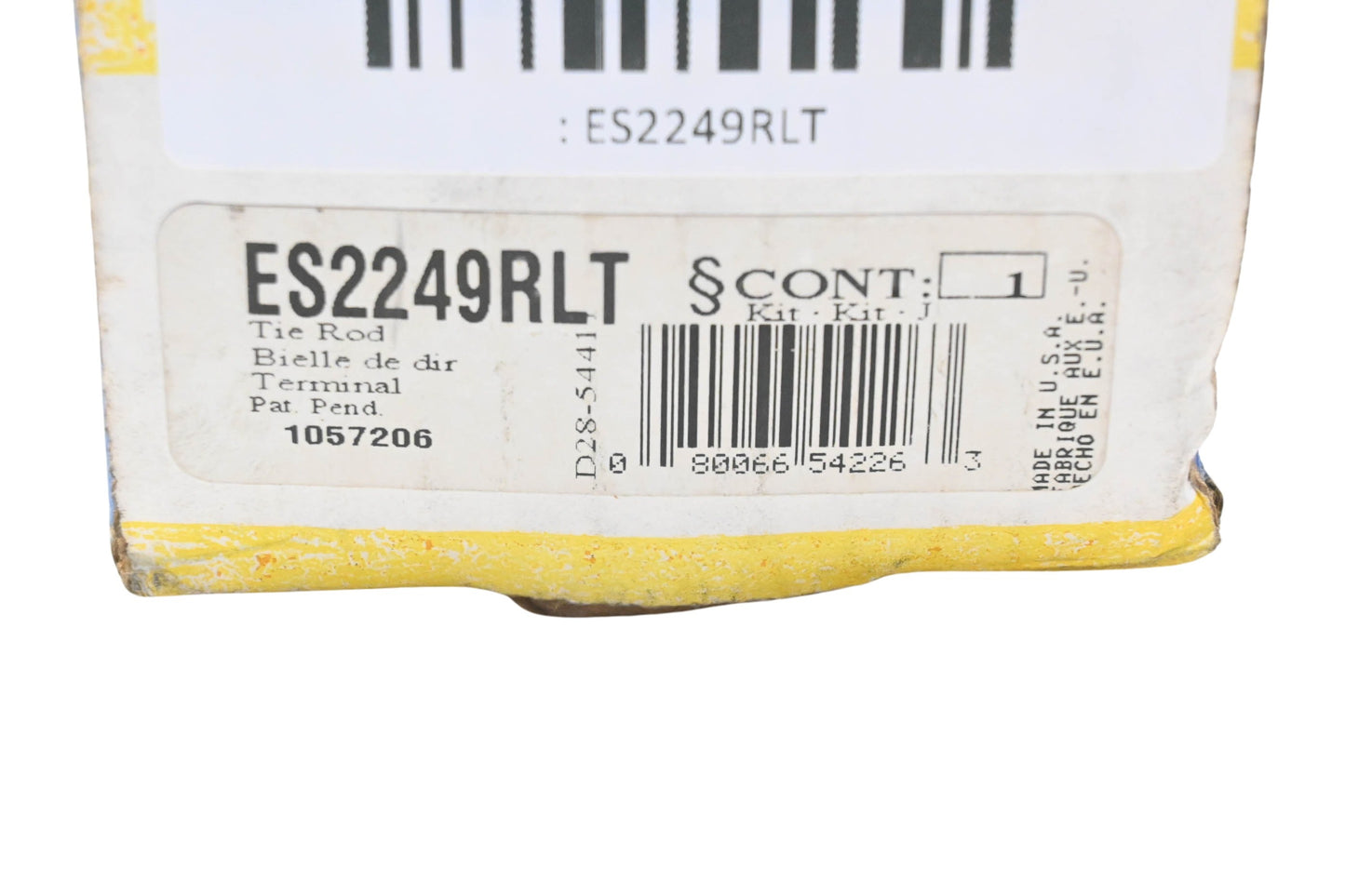 MOOG ES2249RLT Outer Tie Rod End Kit NOS