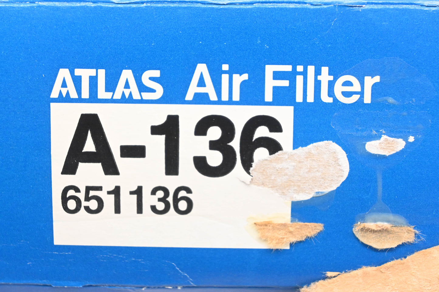 Atlas A-136, 651136 Air Filter NOS