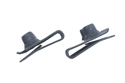 New OEM Ford W714663-S900 Mount 3/8-16 Nut Brackets Qty 2 NOS