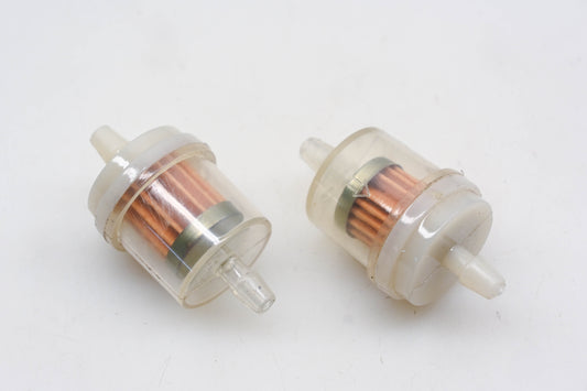 Aftermarket IQ026-16 Universal 1/4" In-Line Fuel Filters Qty 2 NOS