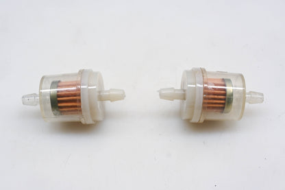 Aftermarket IQ026-16 Universal 1/4" In-Line Fuel Filters Qty 2 NOS