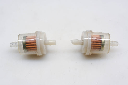 Aftermarket IQ026-16 Universal 1/4" In-Line Fuel Filters Qty 2 NOS