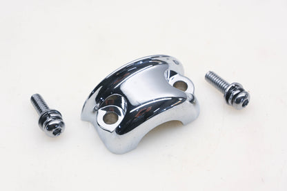 Drag Specialties 0615-0273 Chrome 1" Control Half Clamp Kit NOS
