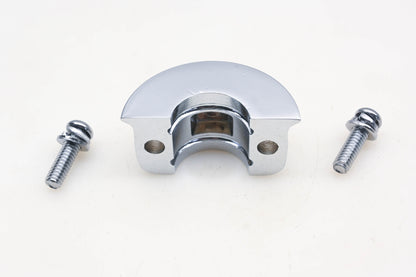 Drag Specialties 0615-0273 Chrome 1" Control Half Clamp Kit NOS