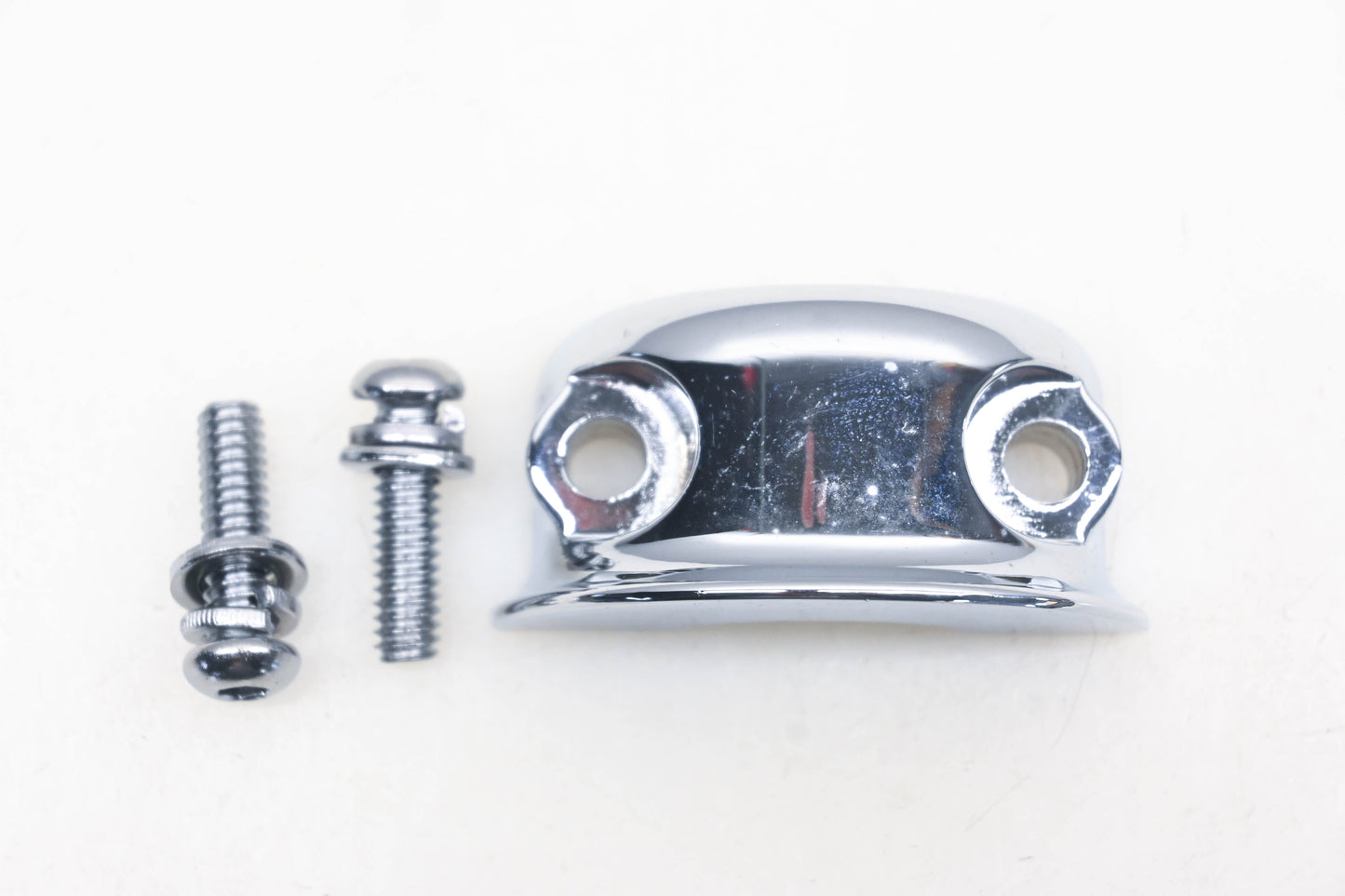 Drag Specialties 0615-0273 Chrome 1" Control Half Clamp Kit NOS