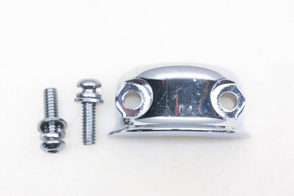 Drag Specialties 0615-0273 Chrome 1" Control Half Clamp Kit NOS