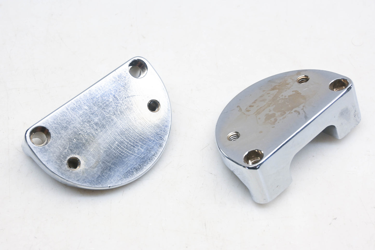 Drag Specialties 1410-0021 Chrome Front Fender Adapters Qty 2