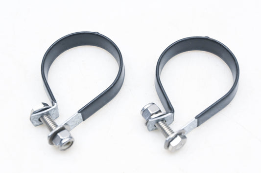 Aftermarket IQ029-8 Black 1-3/4" Cushioned Clamps Qty 2 NOS