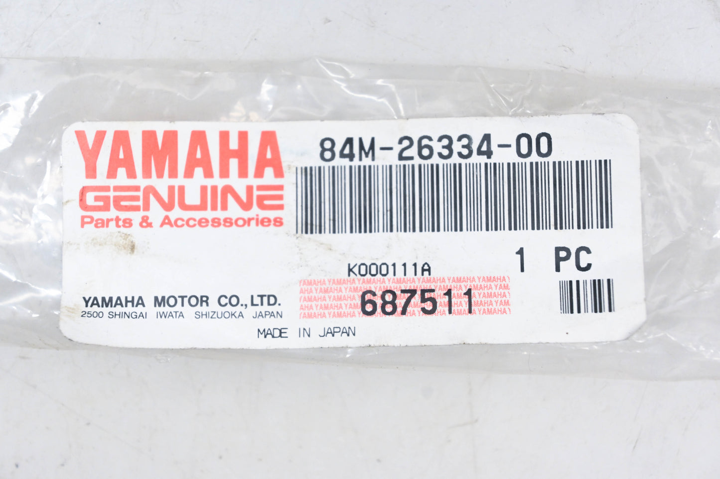 New OEM Yamaha 84M-26334-00-00 Starter Cable #2 NOS