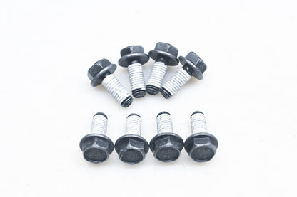 Aftermarket IQ032-9 Black Hex Flange M8-1.25 x 20 Screws Qty 8 NOS