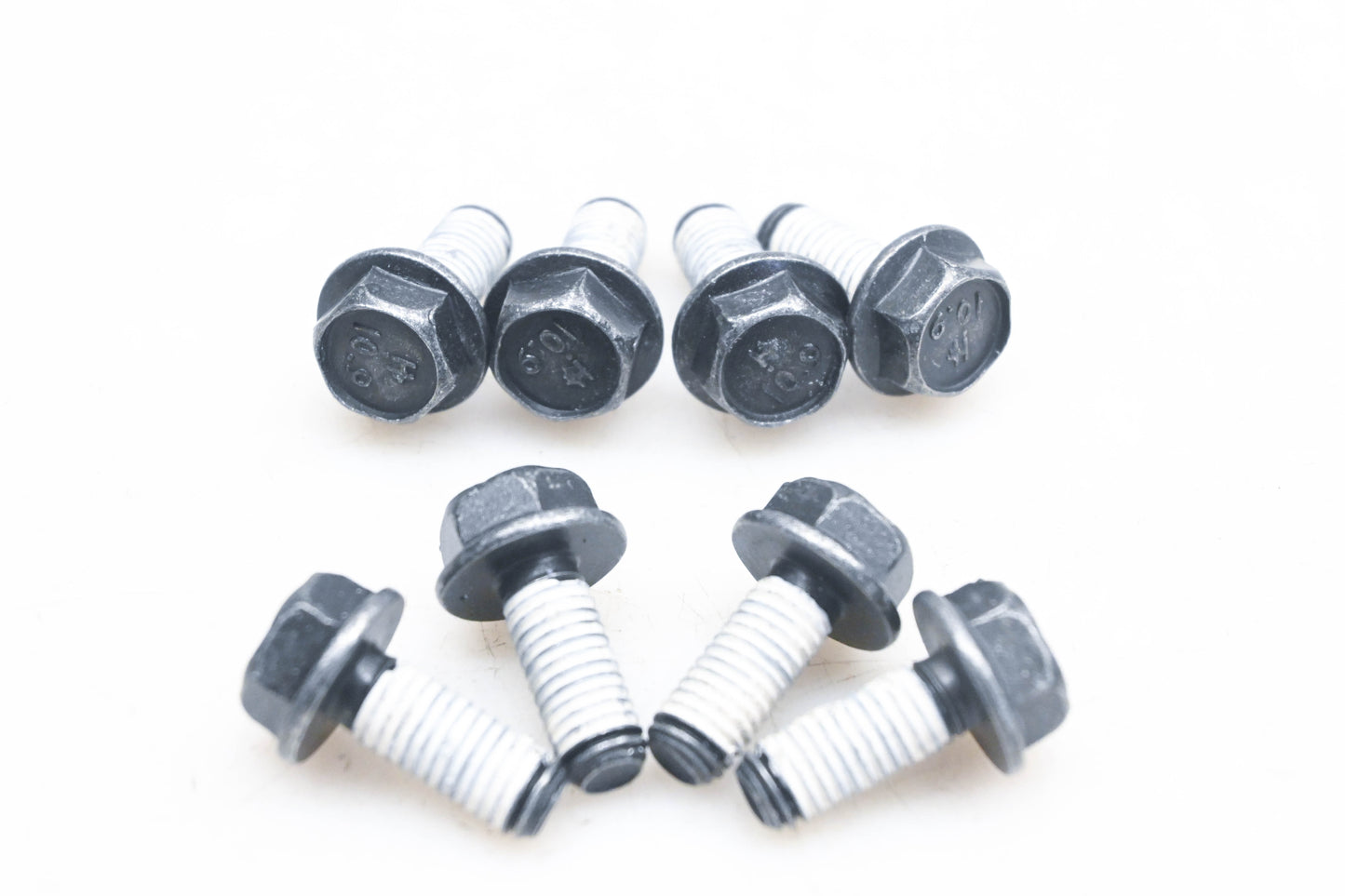 Aftermarket IQ032-9 Black Hex Flange M8-1.25 x 20 Screws Qty 8 NOS