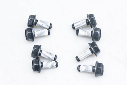 Aftermarket IQ032-9 Black Hex Flange M8-1.25 x 20 Screws Qty 8 NOS